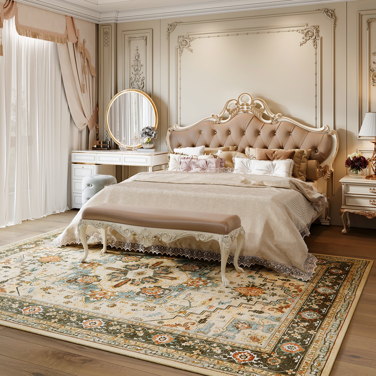 Traditional Living Room Area Rug