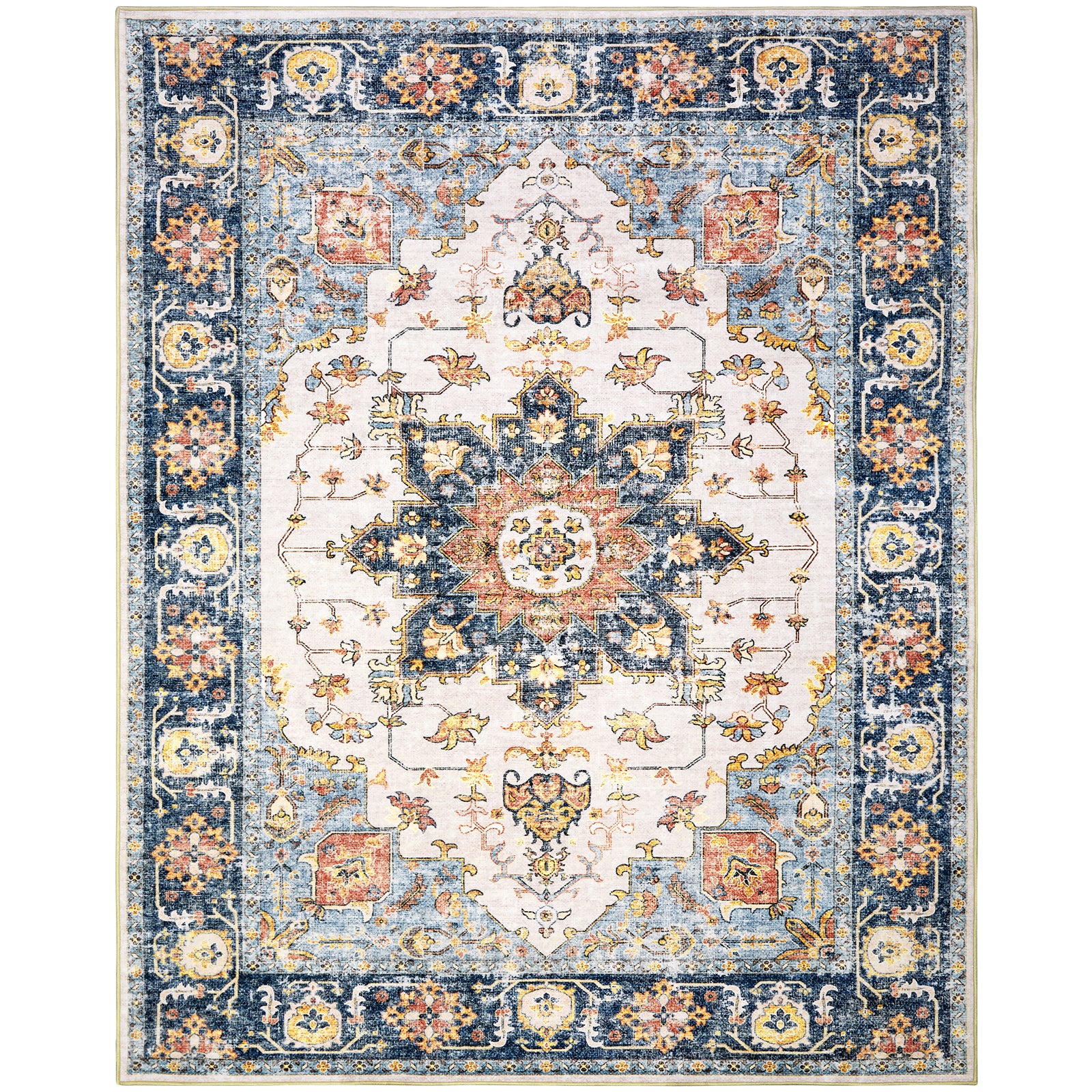 Vintage Living Room Area Rug