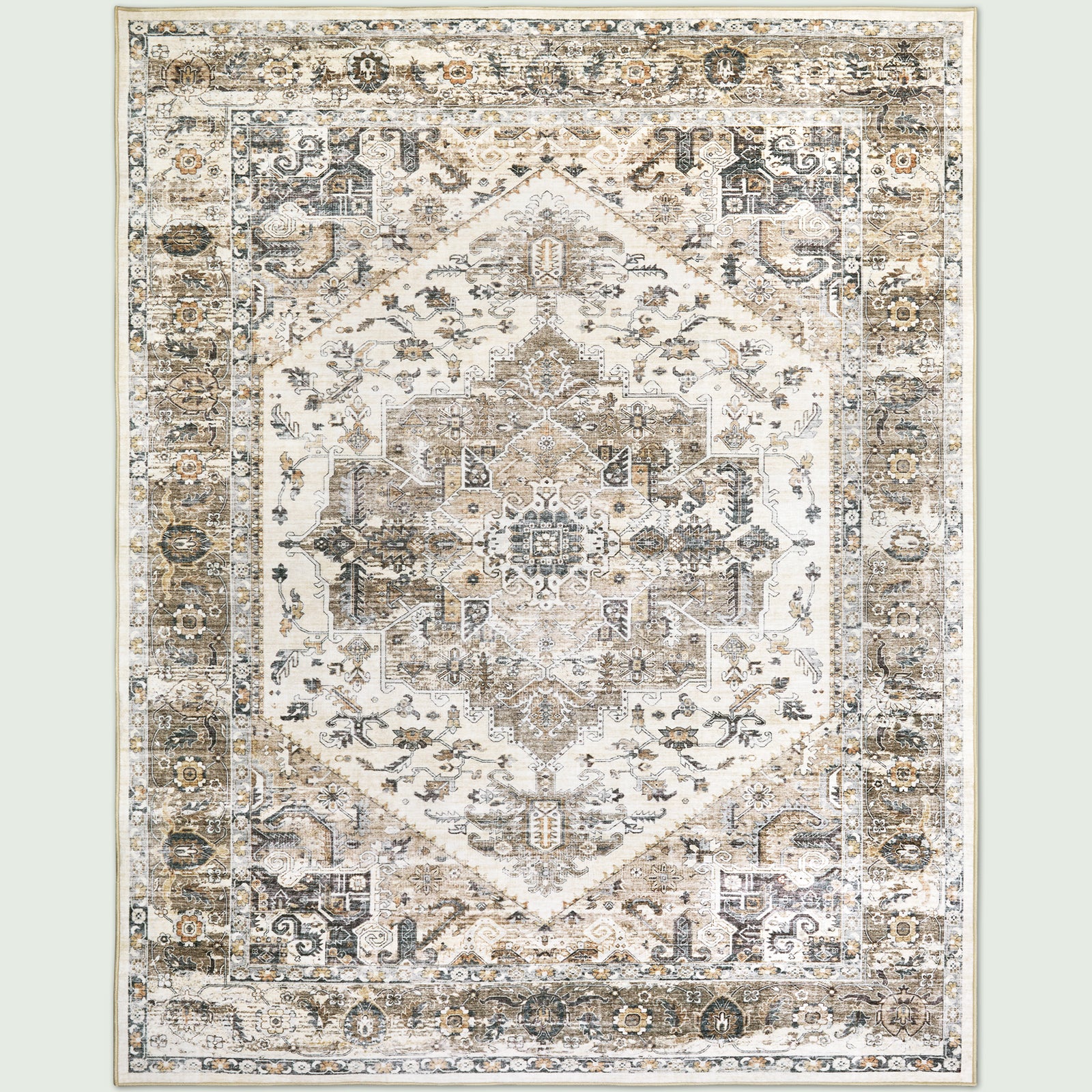 Boho Living Room Area Rug