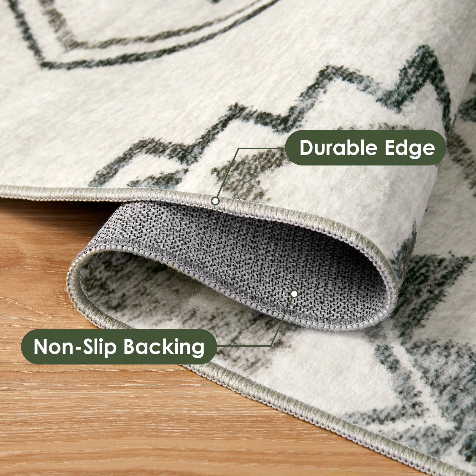 Geometric Living Room Area Rug