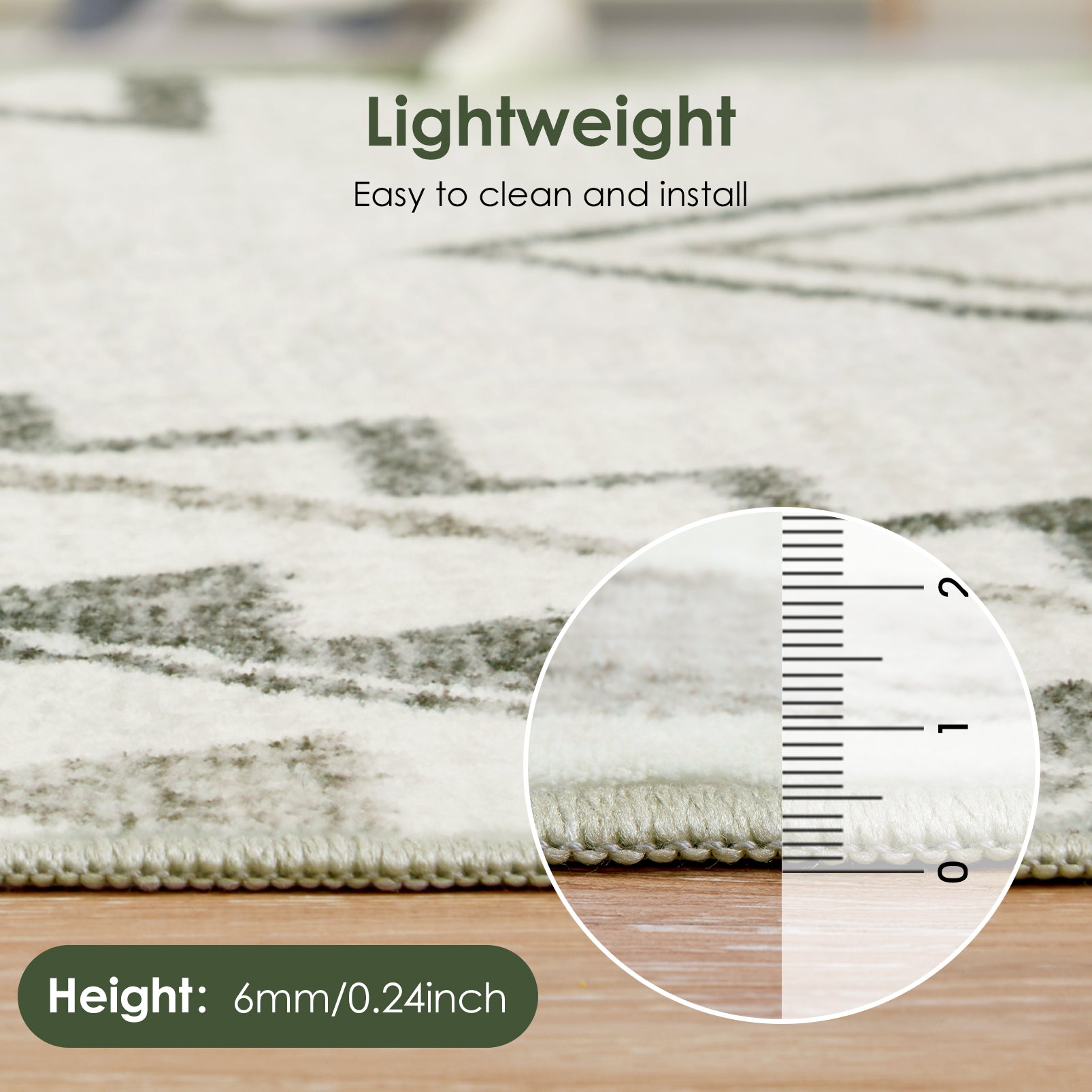 Geometric Living Room Area Rug