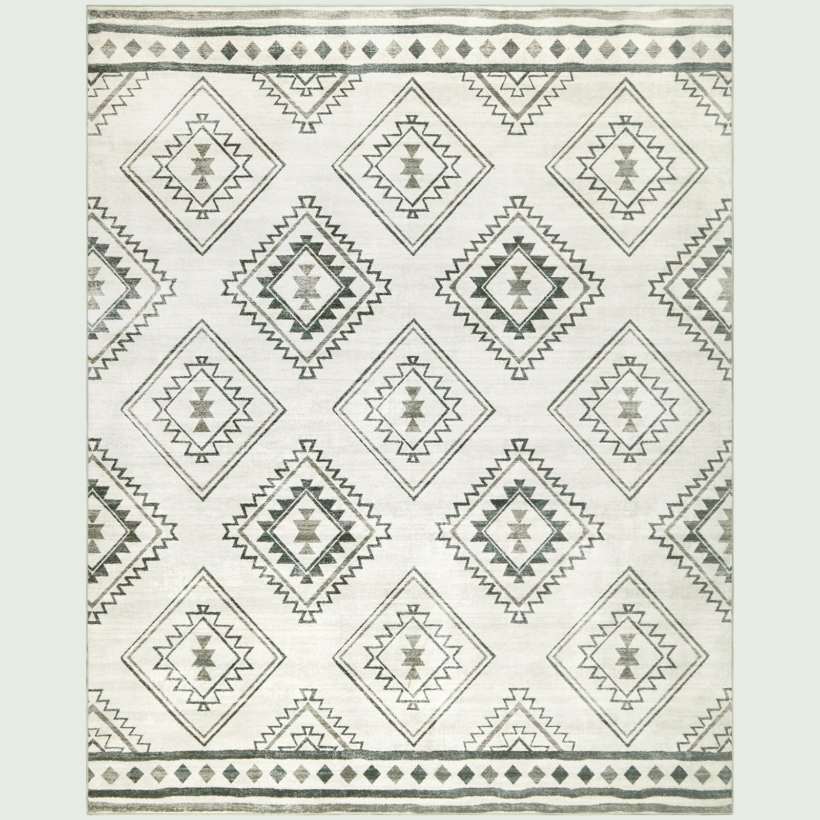 Geometric Living Room Area Rug