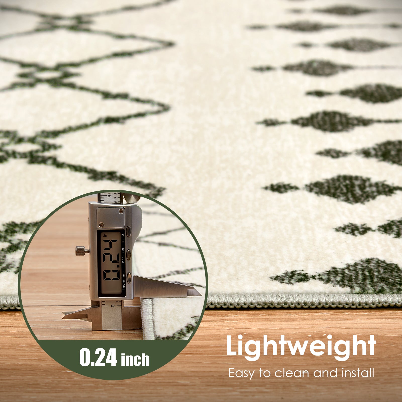 Moroccan Living Room Area Rug