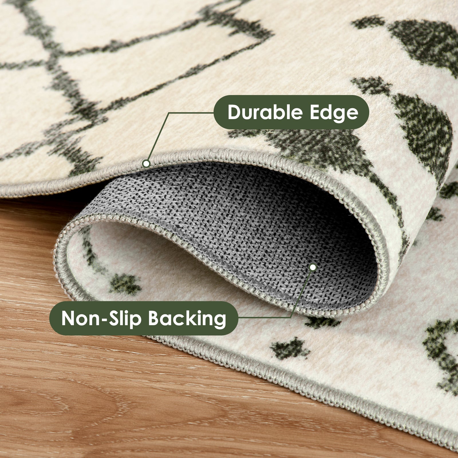 Moroccan Living Room Area Rug