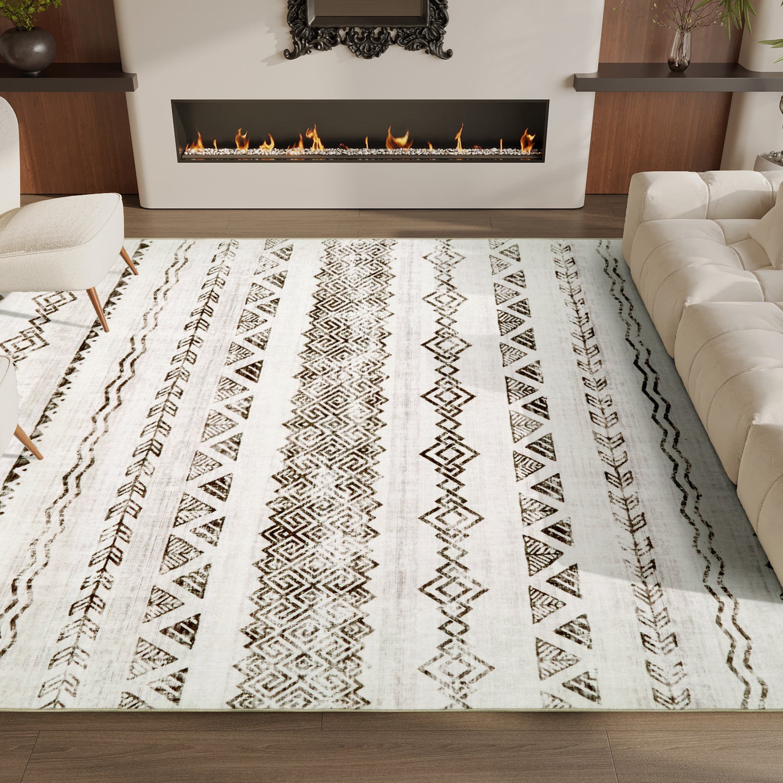 Tribal Living Room Area Rug