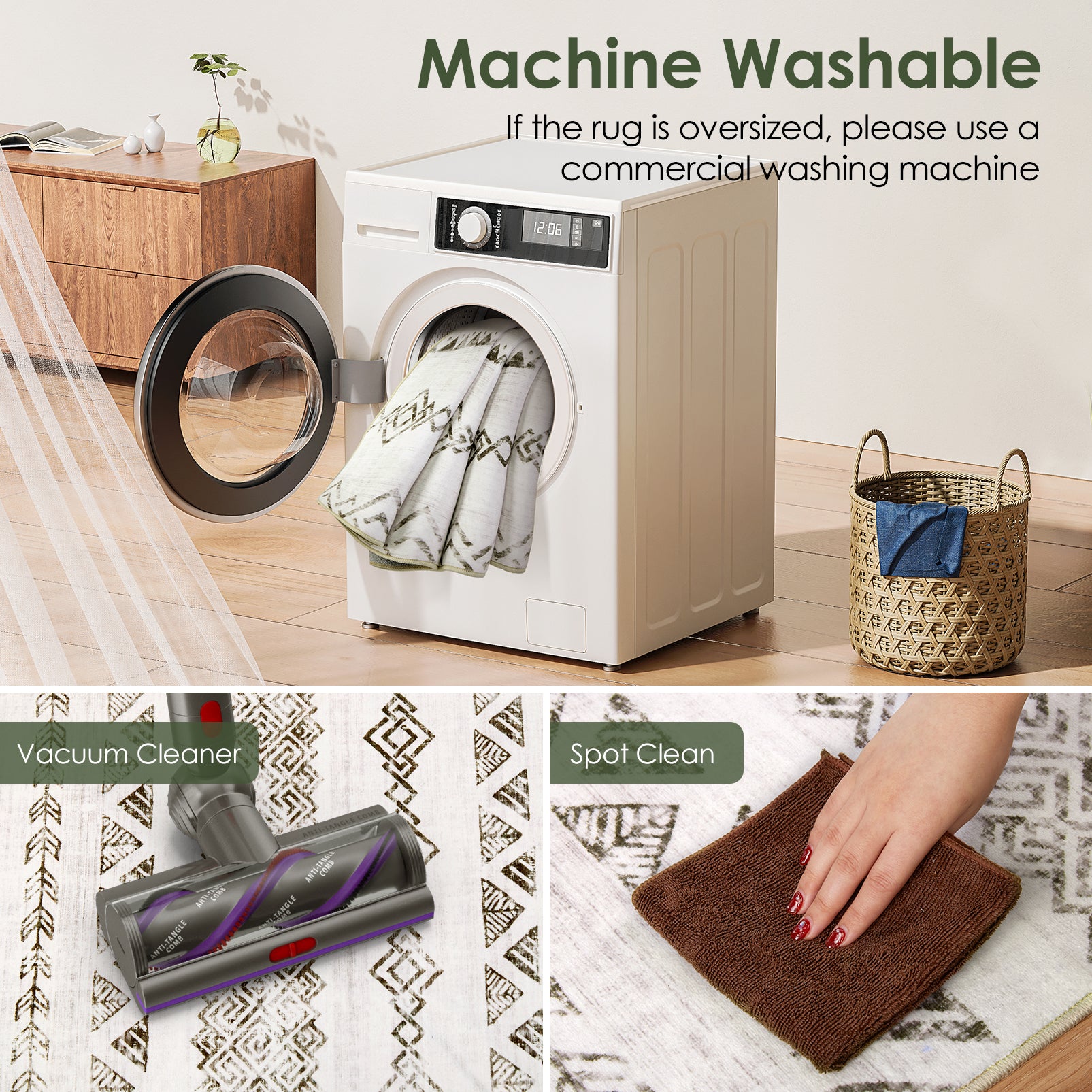 Tribal Living Room Area Rug