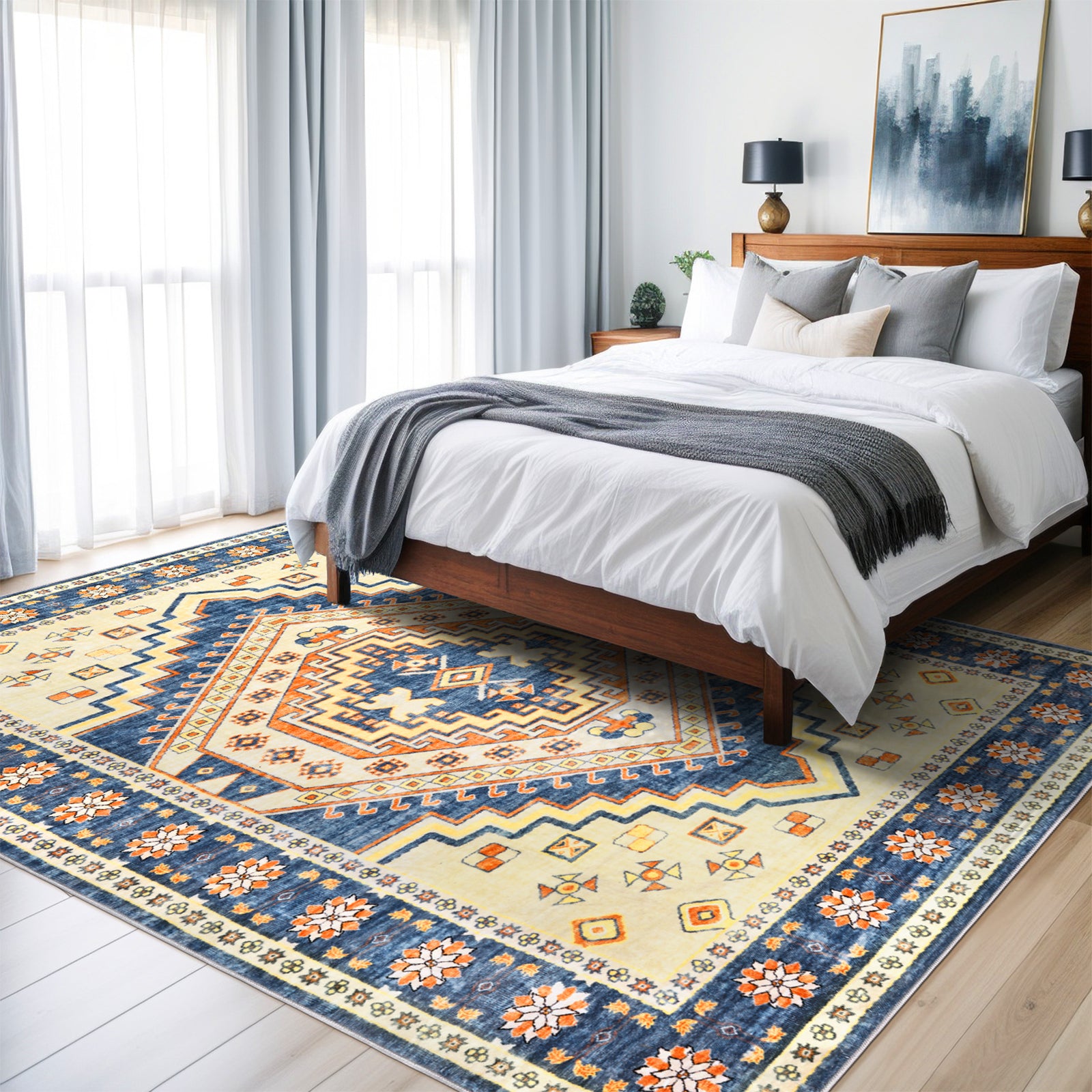 Tribal Living Room Area Rug