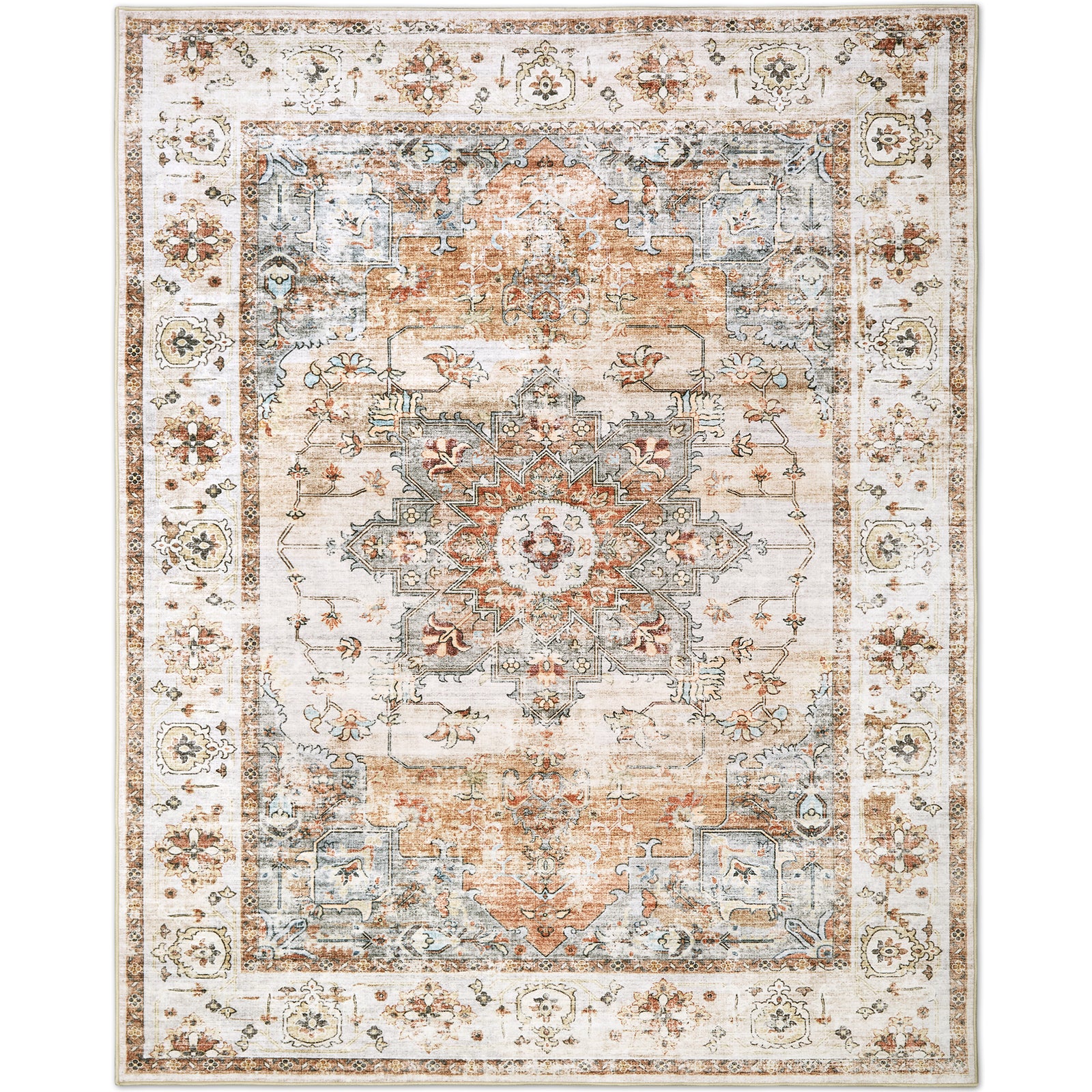 Vintage Living Room Area Rug - Timeless Elegance with a Vintage
