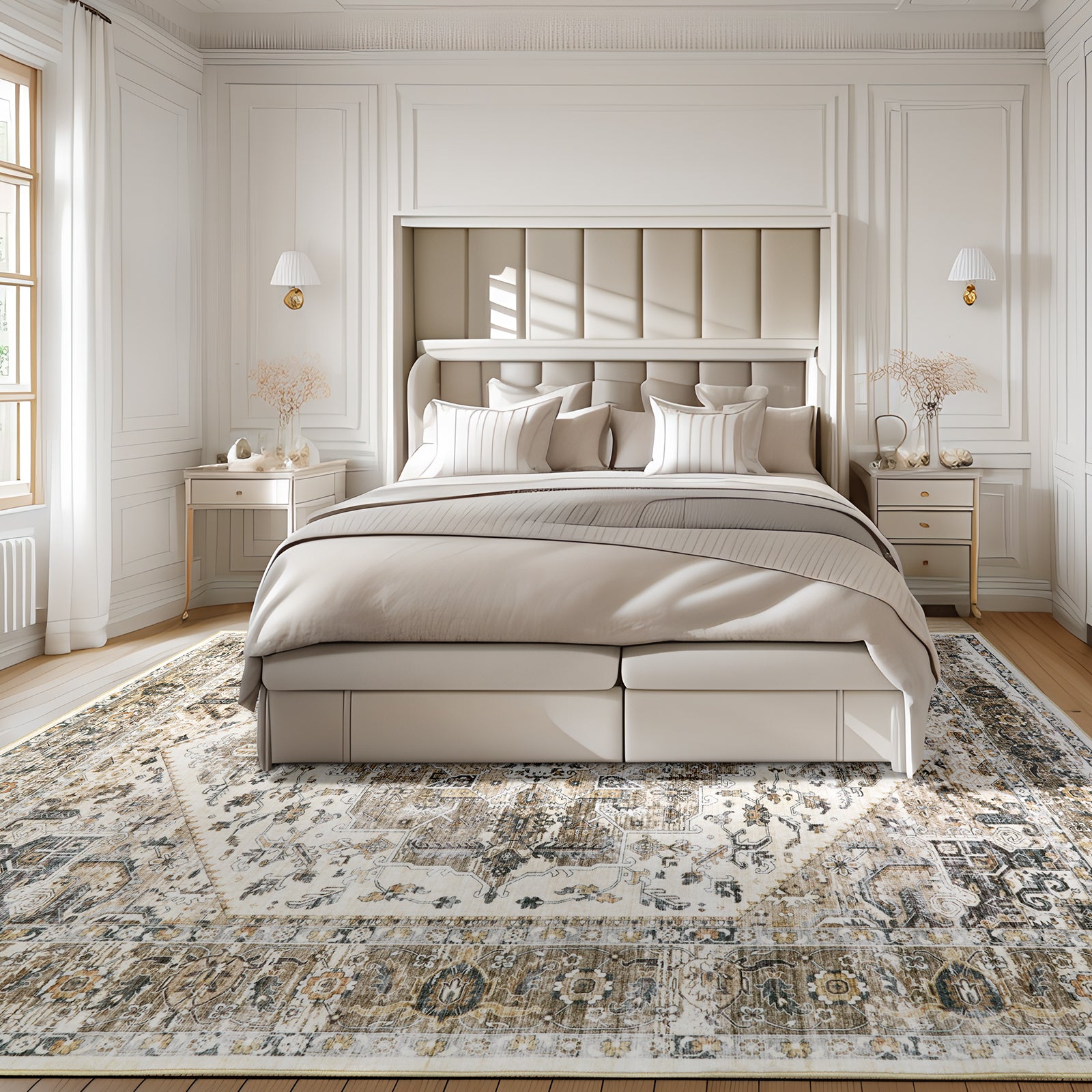 Boho Living Room Area Rug