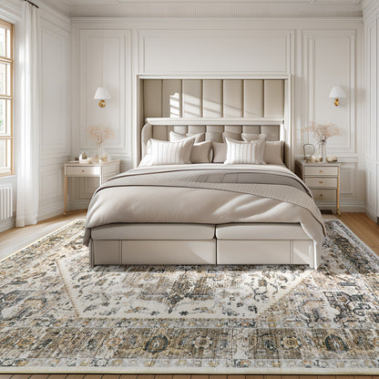 Boho Living Room Area Rug